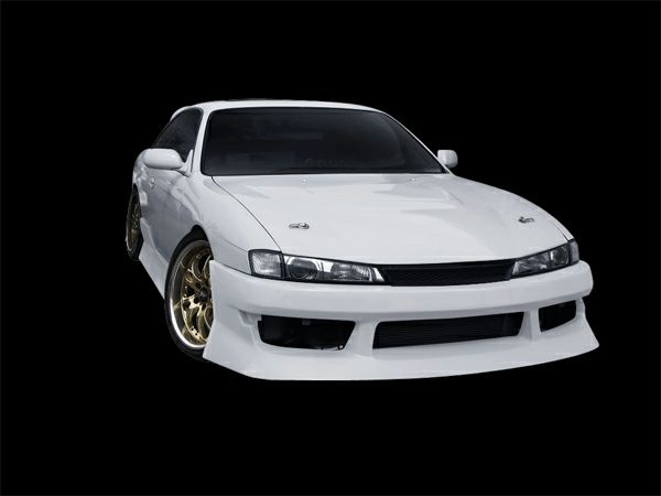 S14シルビア後期のフロントバンパー張り出しデザイン｜パーツランド