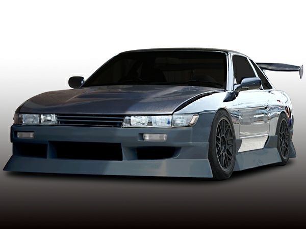 S13シルビアのフロントバンパー張出しデザイン｜パーツランド