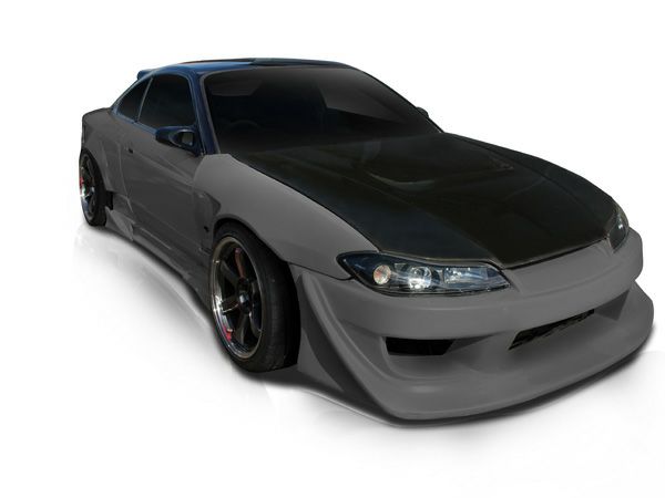 s15 シルビア コンバットアイ フロントアンダーカナードセット｜車 
