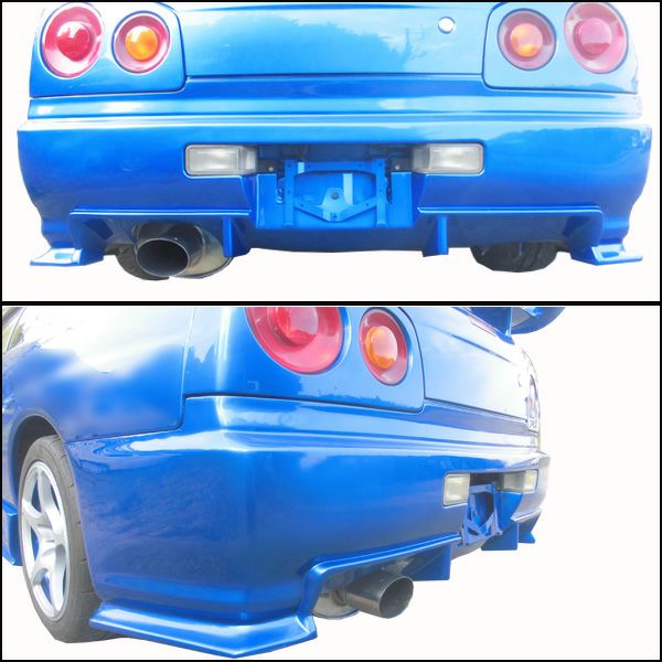 R34スカイラインのリアハーフスポイラー2ドア パーツランド